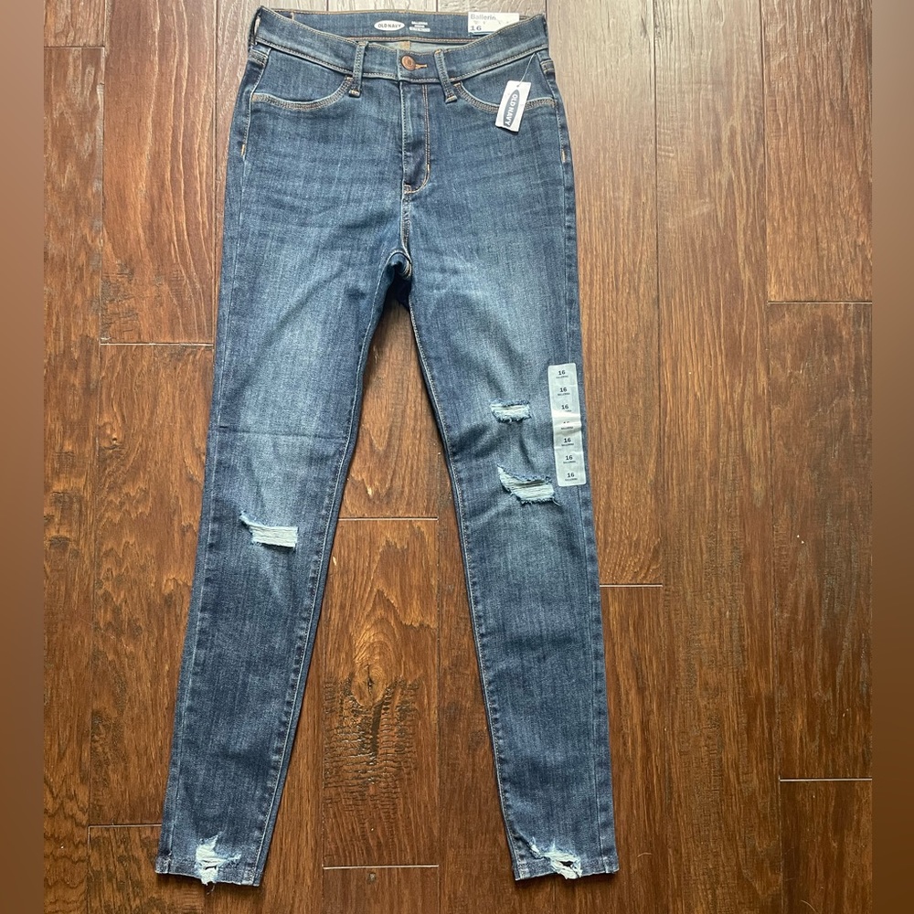 Kids Old Navy size 16 Ballerina ripped jeans